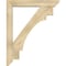 Ekena Millwork Merced Slat Rough Sawn Bracket w/ Offset Brace, Douglas Fir, 6"W x 34"D x 42"H BKT0604X34X42MRC06RDF - alternate 2